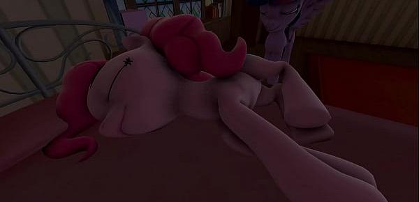  Pinkie Pie and Twilight Sparkle Anal Vore Anna | SFM 3D Animation